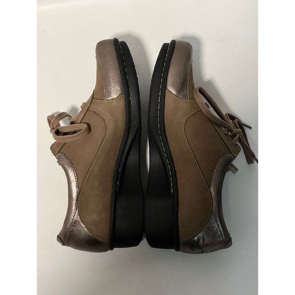 Dansko Size 38 / 7.5 - 8 Brown Leather Sneakers Hiking/walking Comfort Shoes - Picture 4 of 11